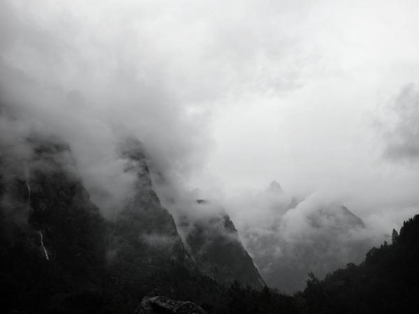 misty