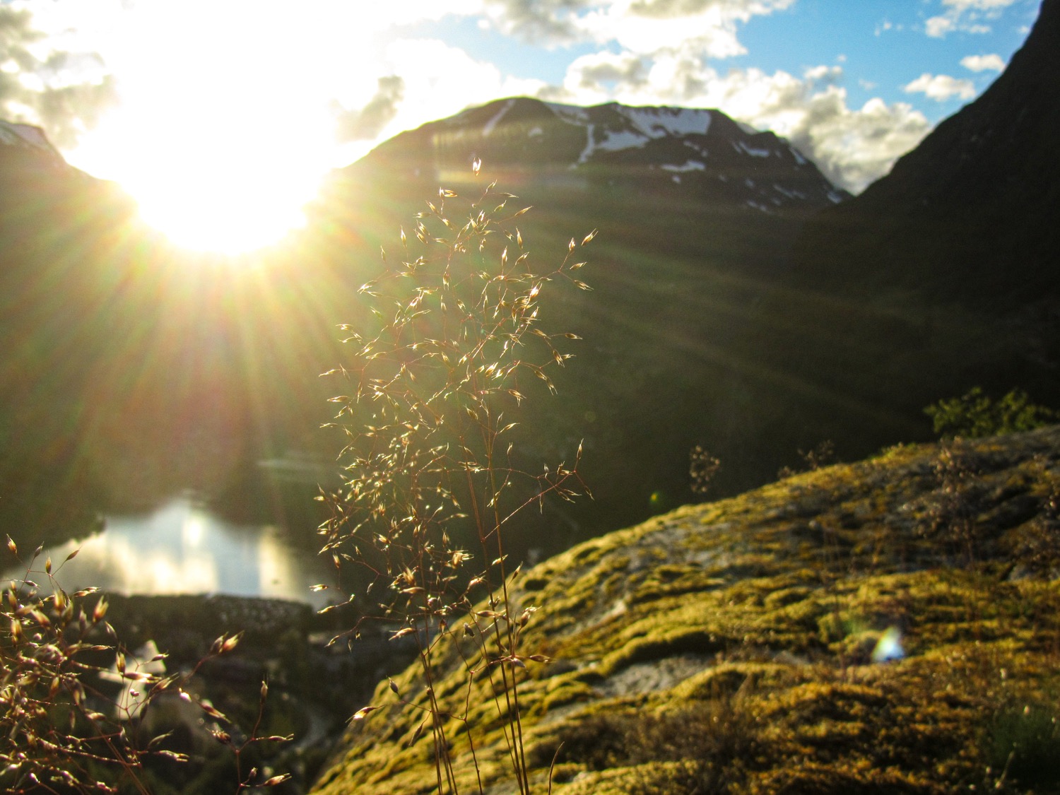 Kveldssol over Geiranger.