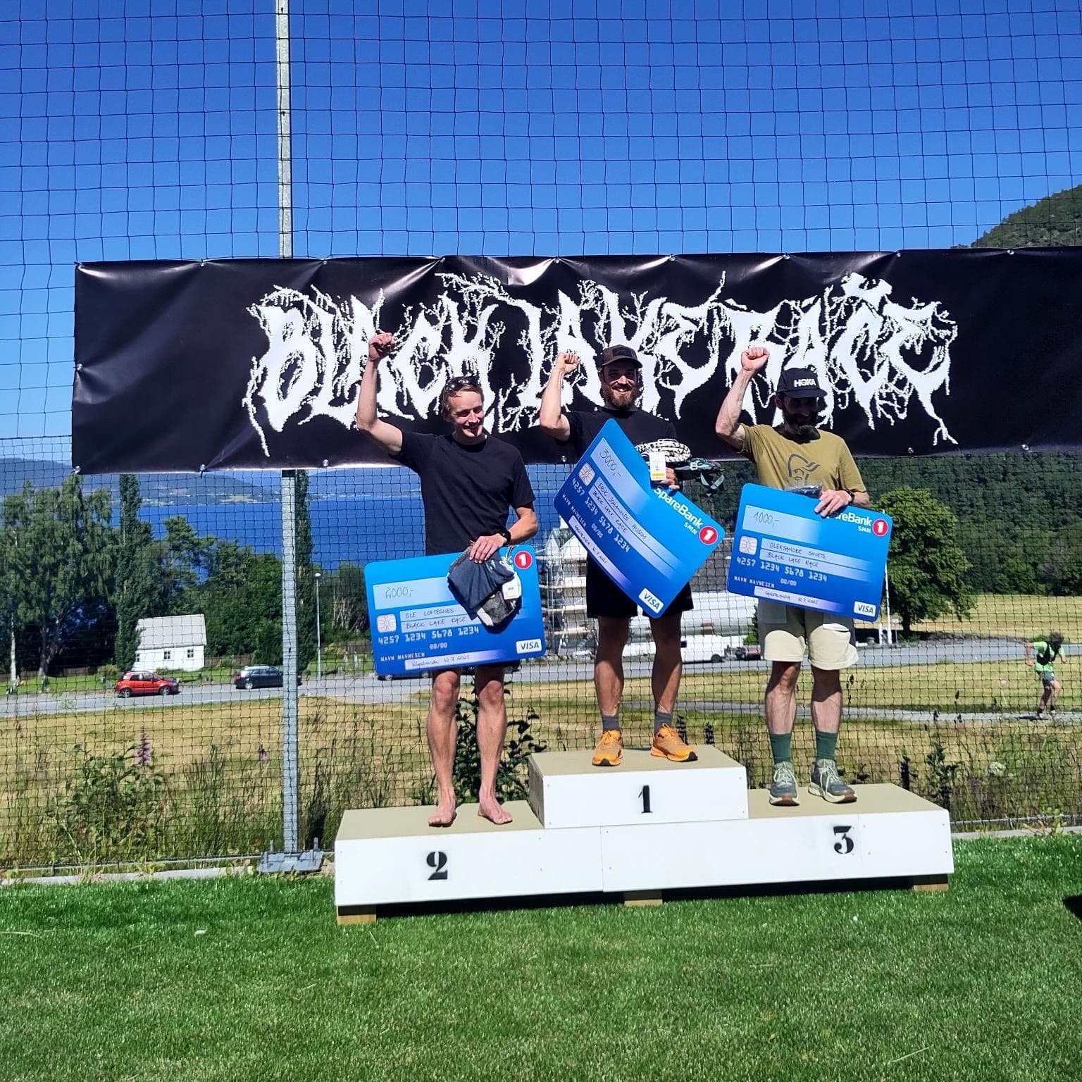 Black Lake Race 2025 podium