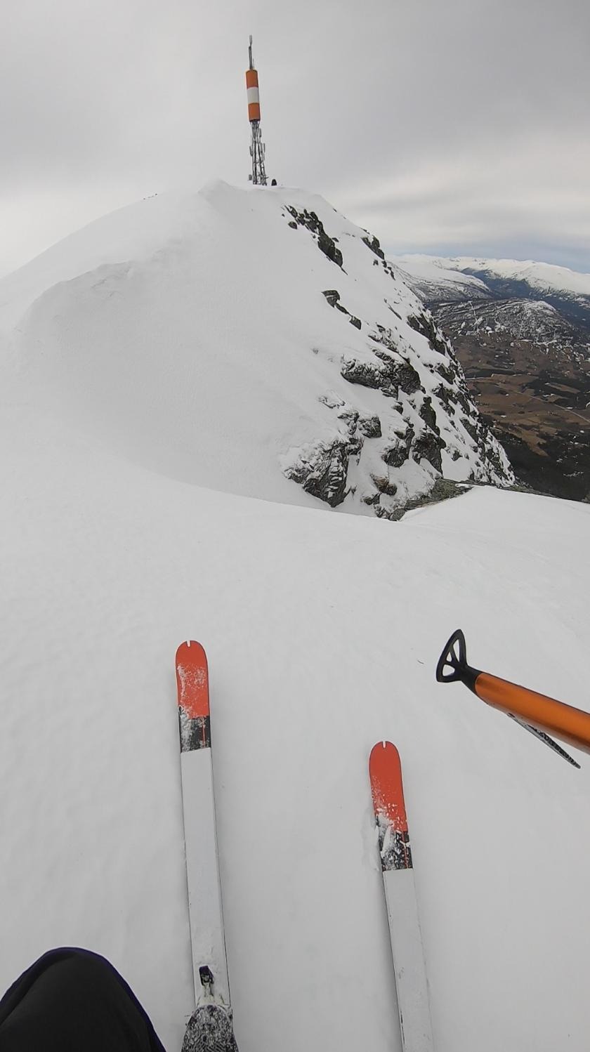 Ready to descend.