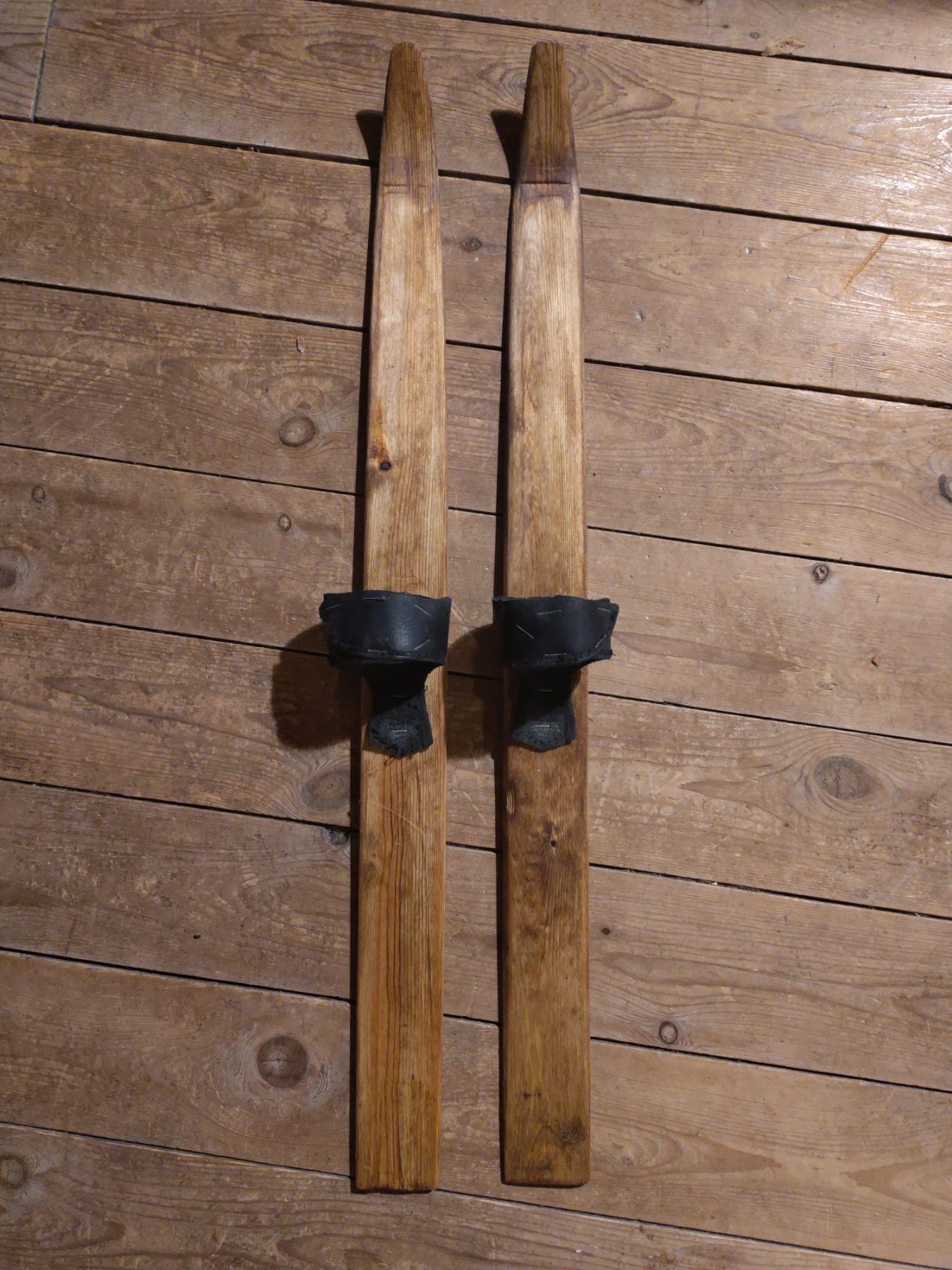 The finished pair, with bindings.